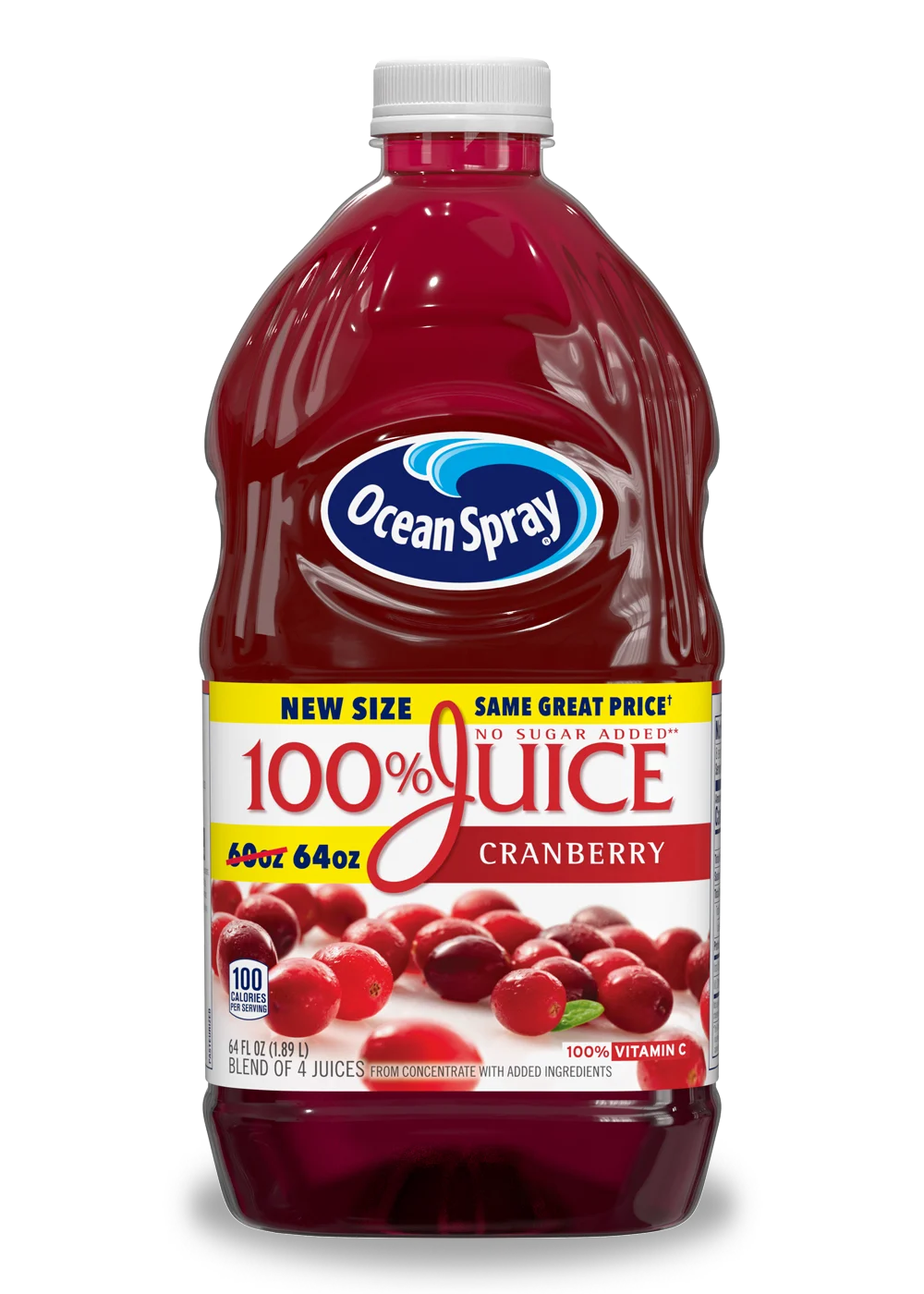 100% Juice Cranberry 64oz