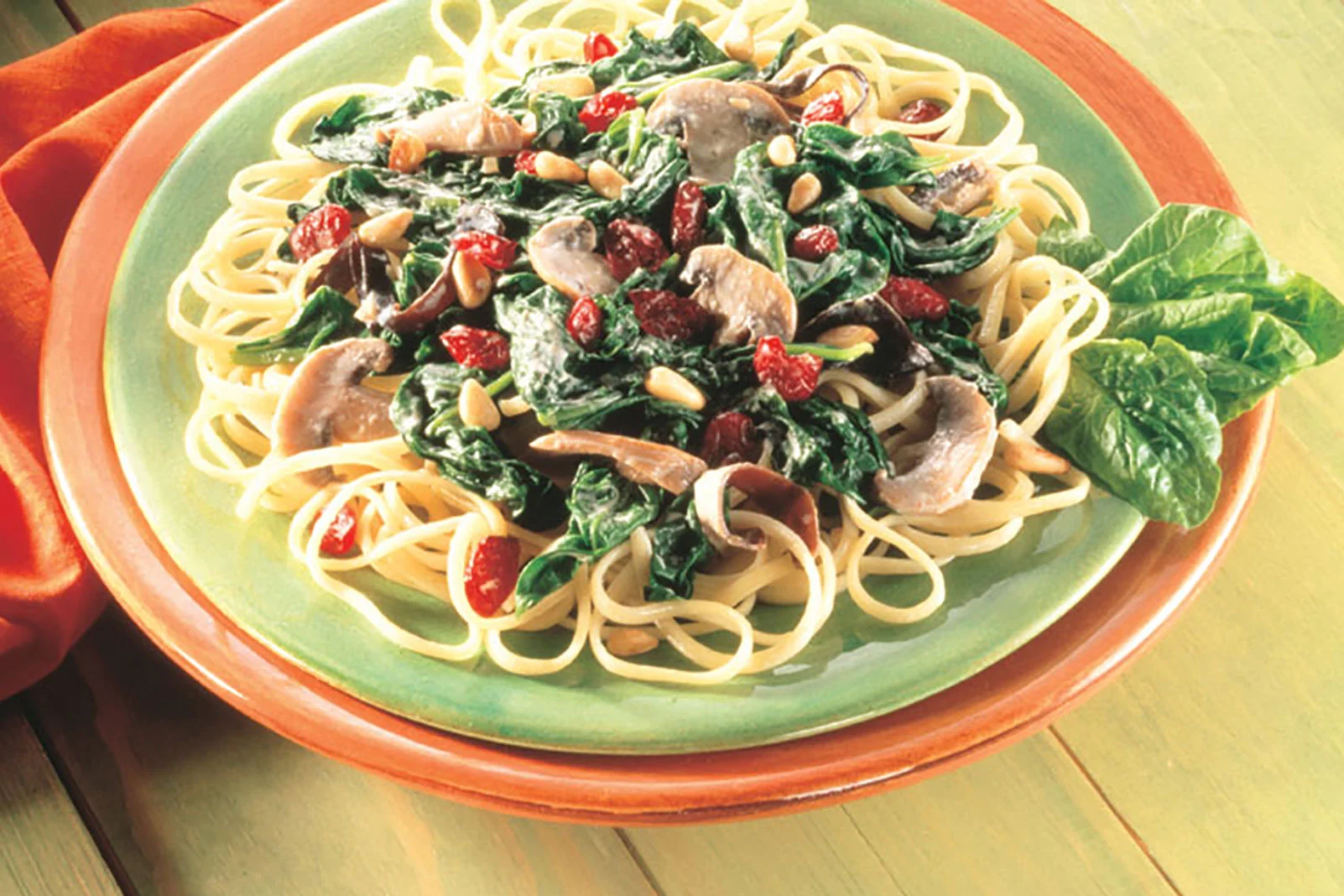 Cranberry Linguine Florentine